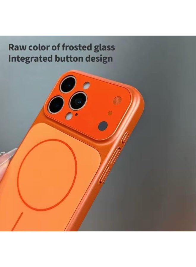 جراب مغناطيسي صلب لهاتف iPhone 13 Pro Max، جراب محول، واقي عدسة كاميرا زجاجي كامل، يدعم الشحن اللاسلكي، غطاء مقاوم للصدمات لهاتف iPhone 13 Pro Max - Image 5