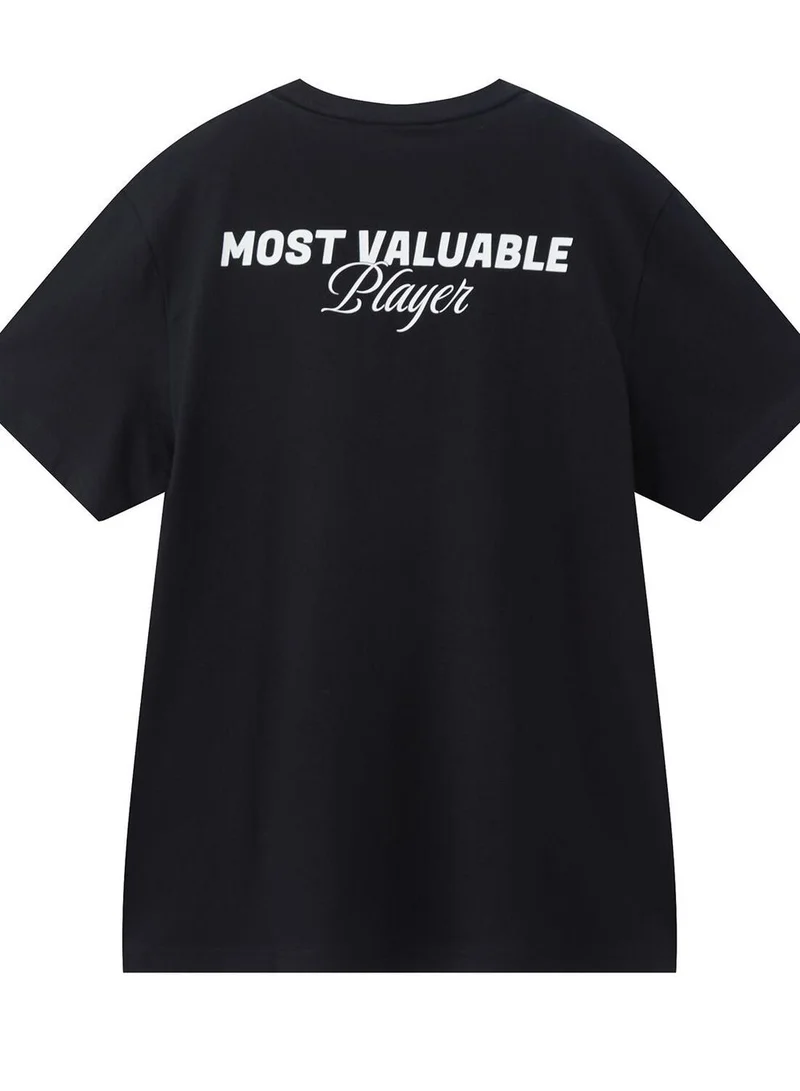 جيوردانو تيشيرت رجالي قطن بقصة ضيقة وطبعة رسالة