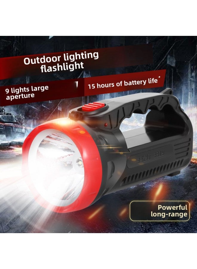 Flashlight Handheld Outdoor Super Bright Emergency Portable Lamp Searchlight Household Durable Multifunctional 