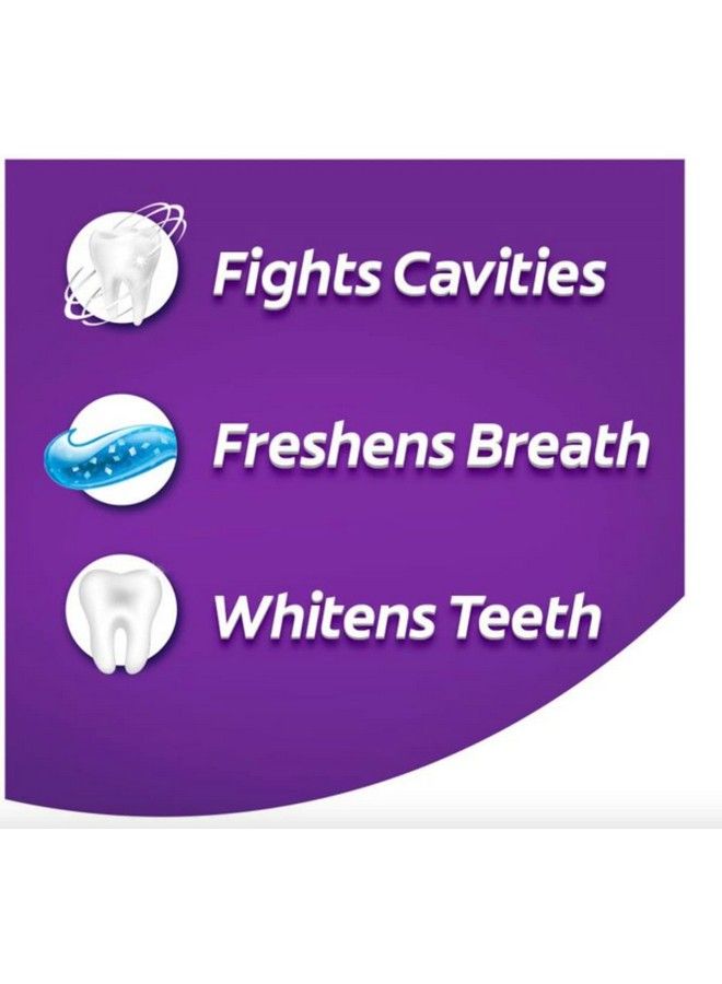 Colgate Max Fresh Knockout With Whitening Toothpaste With Mini Breath Strips Mint Toothpaste For Bad Breath 6.3 Oz Tube 3 Pack - Image 4