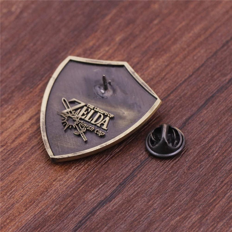 Armear Pin - Hylian Shield Pin - Brooch - Hylian Shield, Blue, Size 1.5 - Image 3