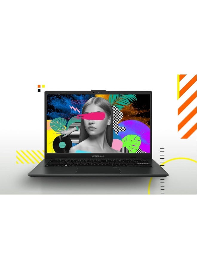 ASUS 14-inch Laptop, AMD Ryzen 5, 8GB RAM, 512GB SSD, Windows 11 – E1404FA-EB1211W Mixed Black - Image 1