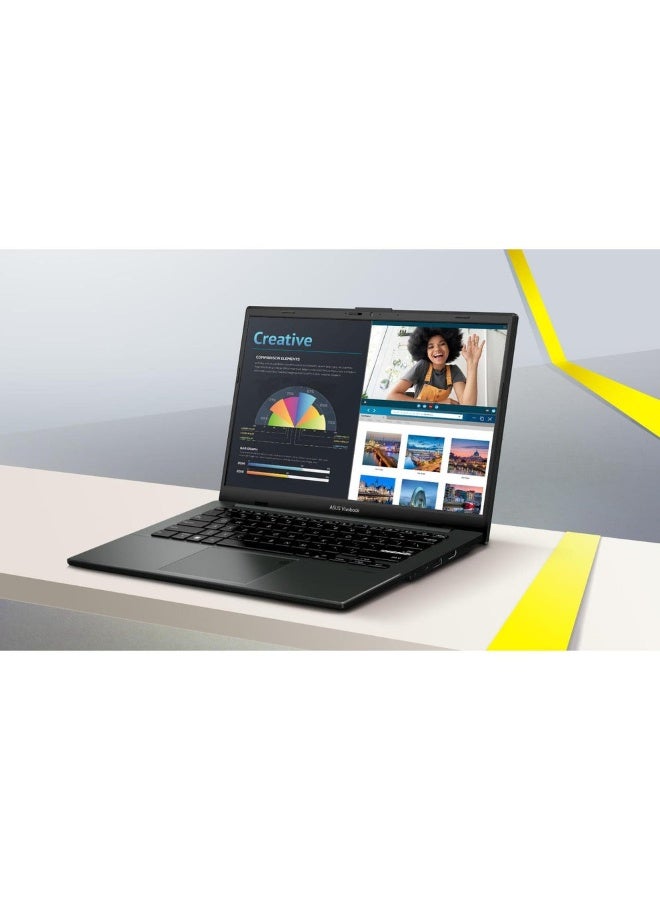 ASUS 14-inch Laptop, AMD Ryzen 5, 8GB RAM, 512GB SSD, Windows 11 – E1404FA-EB1211W Mixed Black - Image 2
