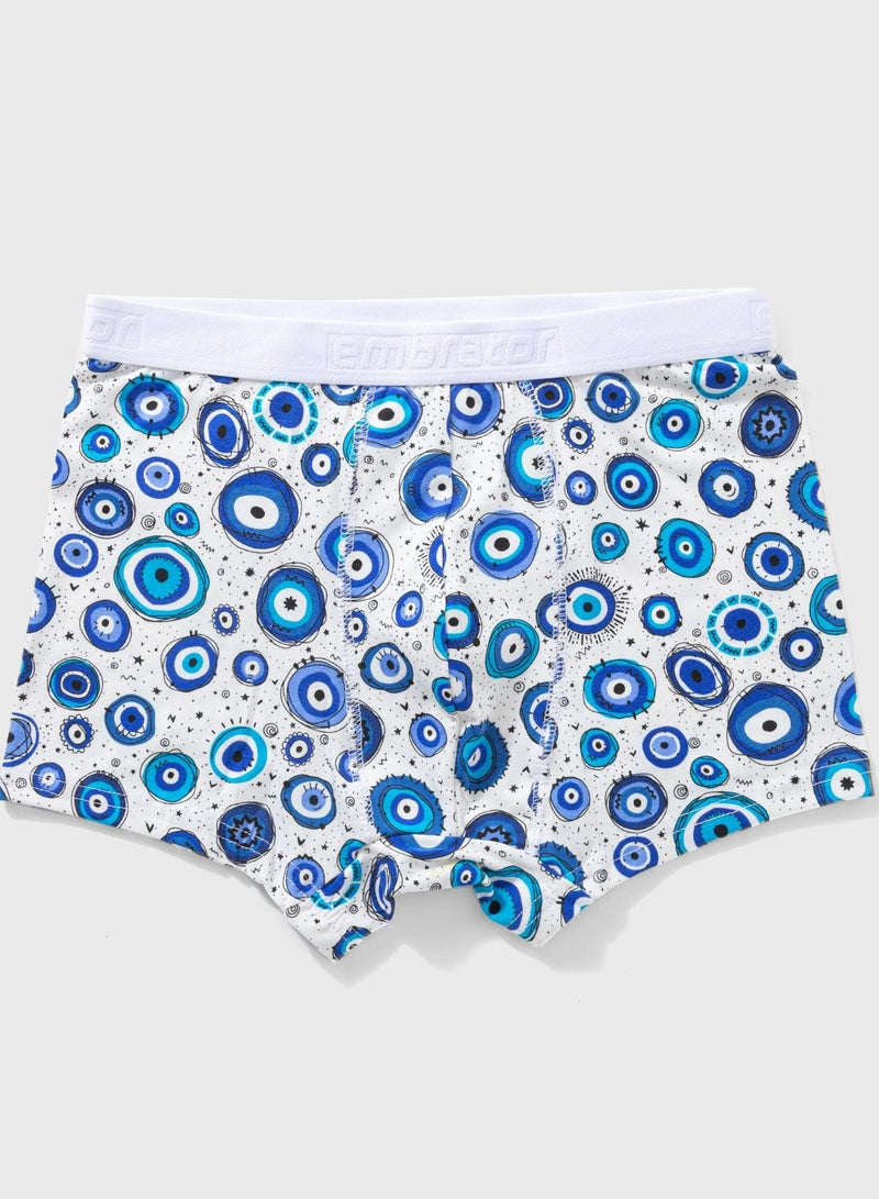 embrator Pack of 3 Design Cotton Lycra Boxer Underwear for Men - Image 5