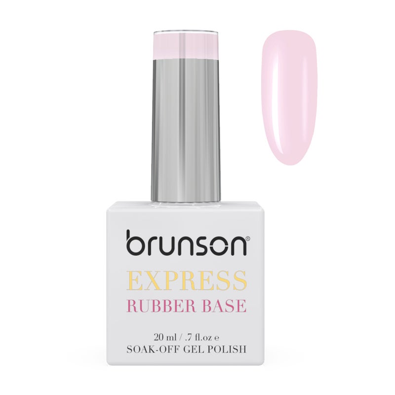 brunson TPO free Rubber Base Gel polish 20ml Soak Off Base Coat for Nail Strengthening Long Lasting Gel Polish Base for Chip Free Shine Brittle Nails UV Rubber base Russian manicure Non Yellowing salon manicure - Image 1