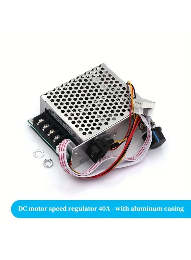 Digital Display PWM Motor Speed Controller 40A 12V 36V DC With Shell - Image 1