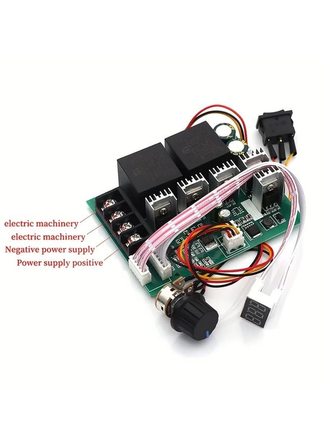 Digital Display PWM Motor Speed Controller 40A 12V 36V DC With Shell - Image 3