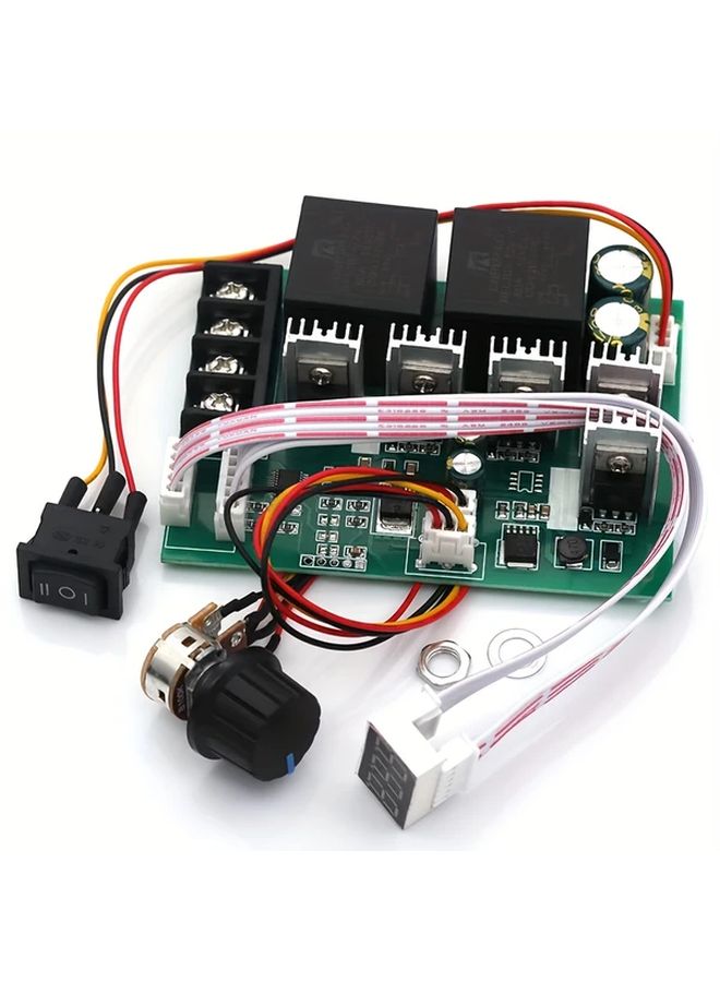 Digital Display PWM Motor Speed Controller 40A 12V 36V DC With Shell - Image 2