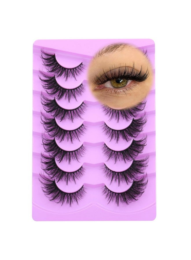 Alice Eyelashes Fairy Cat Eye Lashes Mink Fluffy Fox Eye Lashes Wispy Dramatic Eyelashes 20Mm Fake Lashes 7 Pairs Pack By Alice - Image 1