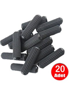 Alet Çantam Alet Bagim Plastic Dowel Pin 8mm Furniture Cabinet Connection Joint Mounting Bracket - 20 Pcs 