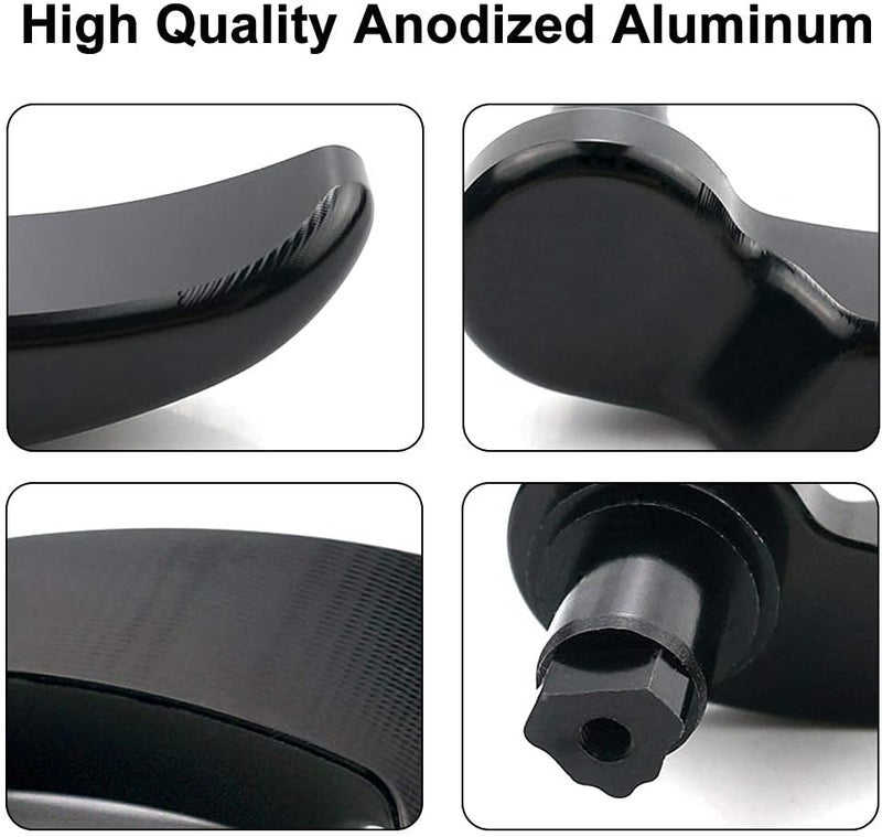 MDPROMCP Black Saddlebag Latch Lever - Saddle Bag Lid Lifters Aluminum Compatible with Harley Davidson 2014-2024 Street Glide Road King Special Road Glide Special Ultra Limited with Hard Bags - Image 2