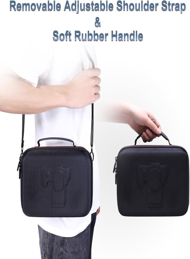 XANAD Camera Case Compatible with Canon EOS Rebel T7/R50/R6 Mark II/R100/R50 V/T6/R8/R10/R5 Mark II/RP/R7/5D Mark IV/SL3/R5/T100 DSLR SLR Camera,Lens,Tripod,with Shoulder Strap and 4 Dividers(Black) - Image 4