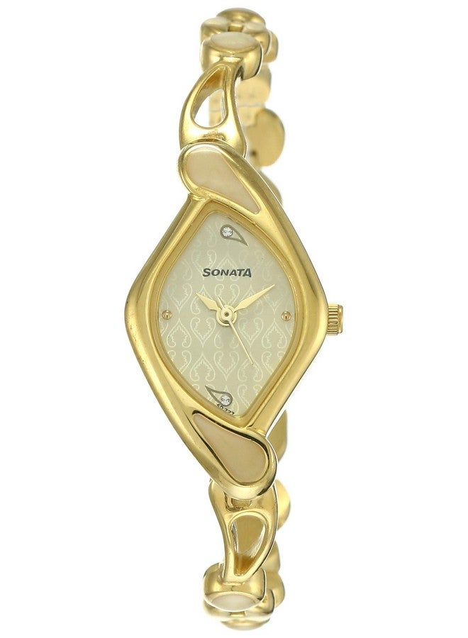 Sonata Sona Sitara Analog White Dial Women's Watch-NL8073YM01/NP8073YM01 - Image 1