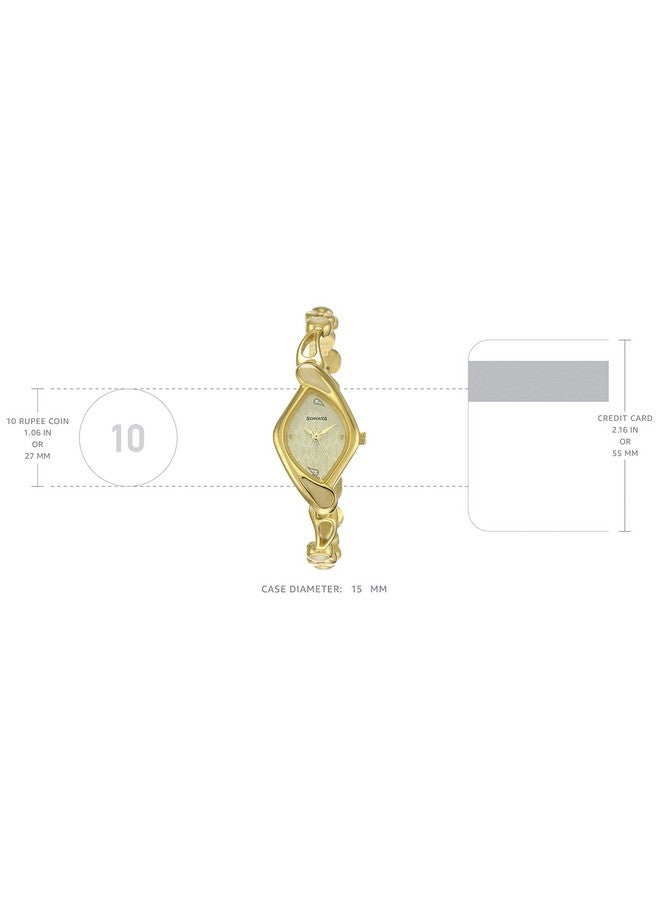 Sonata Sona Sitara Analog White Dial Women's Watch-NL8073YM01/NP8073YM01 - Image 3