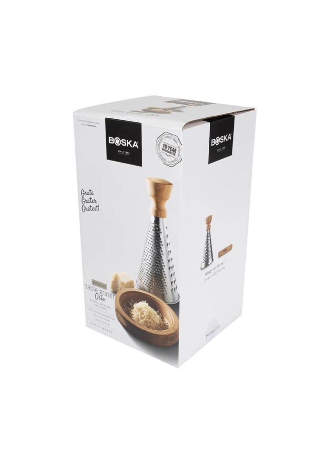 Boska Stainless Steel Table Grater - Best for Cheese, Chocolate, and Vegetables - Multifunctional Rust-Proof Shredder - Manual Handheld Flaker - 10 Year Warranty - Image 5