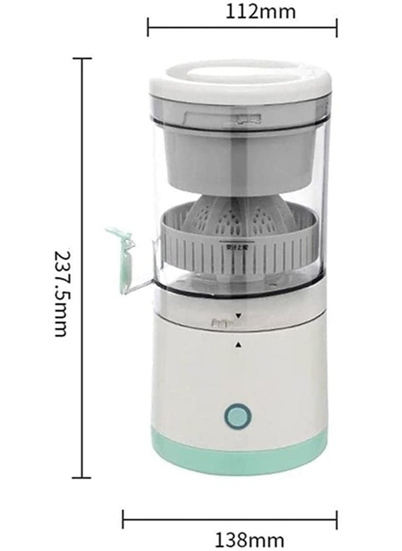 ELTRAZONE Portable Blender & Electric Citrus Juicer - Rechargeable Hands-Free Masticating Orange & Lemon Squeezer with USB Travel Cup, Compact, Lightweight, Wireless Convenience, Efficient for Citrus Fruits, One-Touch Operation for Home, Office & Travel - Image 3