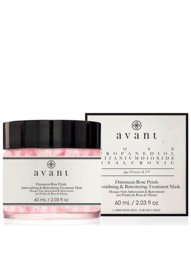 AVANT Avant Skincare Damascan Rose Petals Antioxidising and Retexturing Treatment Mask 60ml 