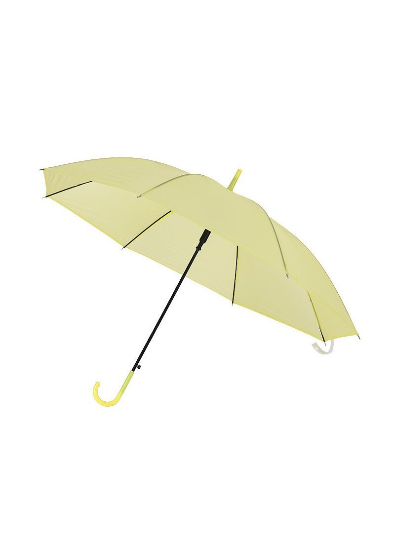 Generic - Stock Available White Color Eco-Friendly Automatic Rain Umbrella Disposable Creative Internet Celebrity Umbrella Street Stall Embossed yellow - Image 1