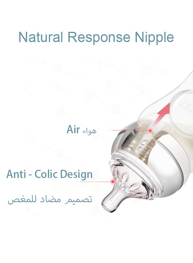 bbet Pack Of 2 Natural Feeding Bottle Nipple 6 Months+，For AVENT Bottle - Image 3