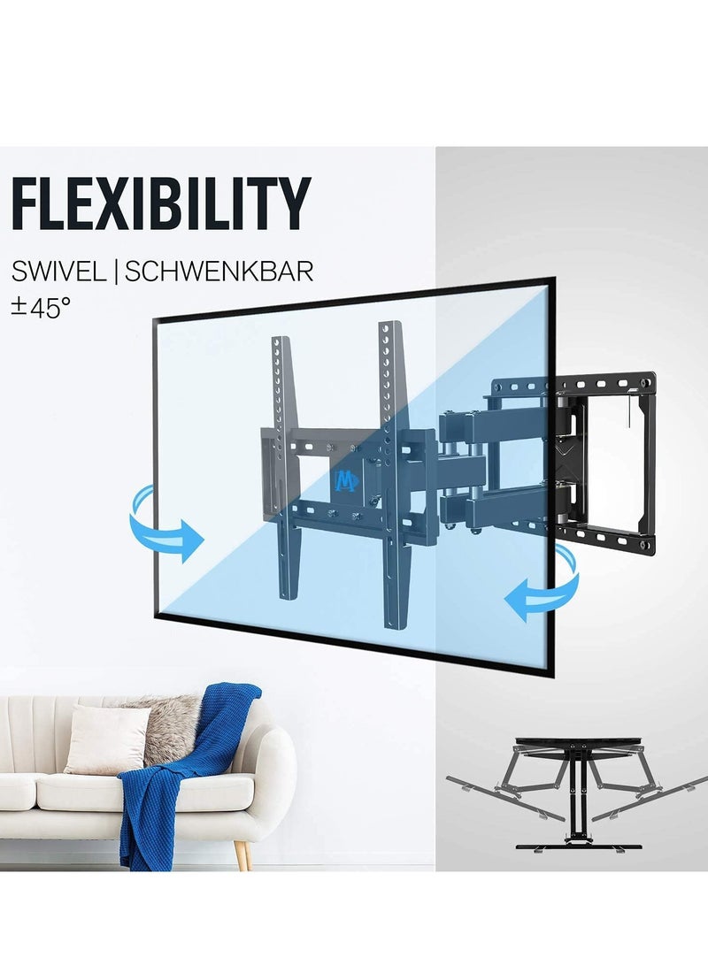 ELTRAZONE TV Wall Bracket Mount Swivel and Tilt for Most of 26-55 Inch LED, LCD, OLED and Plasma Flat Screen TVs up to VESA 400x400mm and 45 kg, Full Motion TV Bracket with Articulating Arms - Image 4