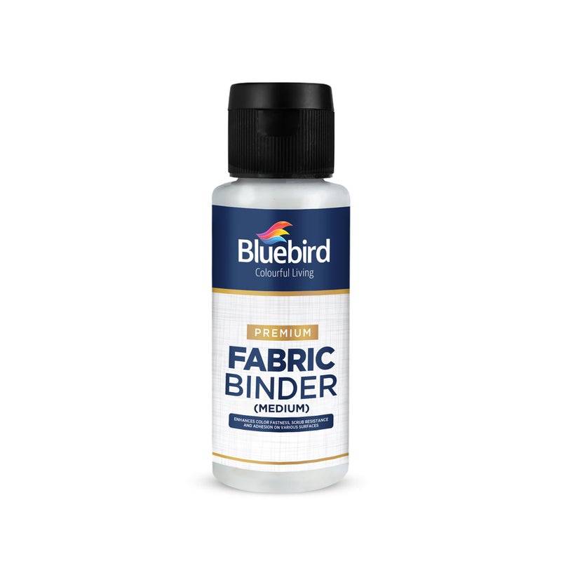 BLUEBIRD Fabric Medium Textile Medium for Fabric Painting Prevents Flaking Ideal for Clothes Accessories and More 34 Fl Oz 100 ML