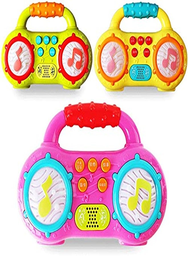 KITIKITTZ KITI Kits Musical Radio Toy with Lights for Babies with Music, Lights, Animal Call (Assorted Color delivery) - Image 1