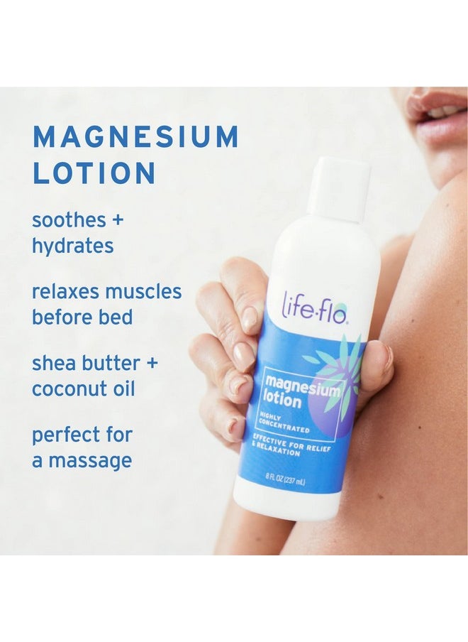Life-flo Magnesium Lotion Life Flo Health Products 8 Oz Liquid  - Image 3