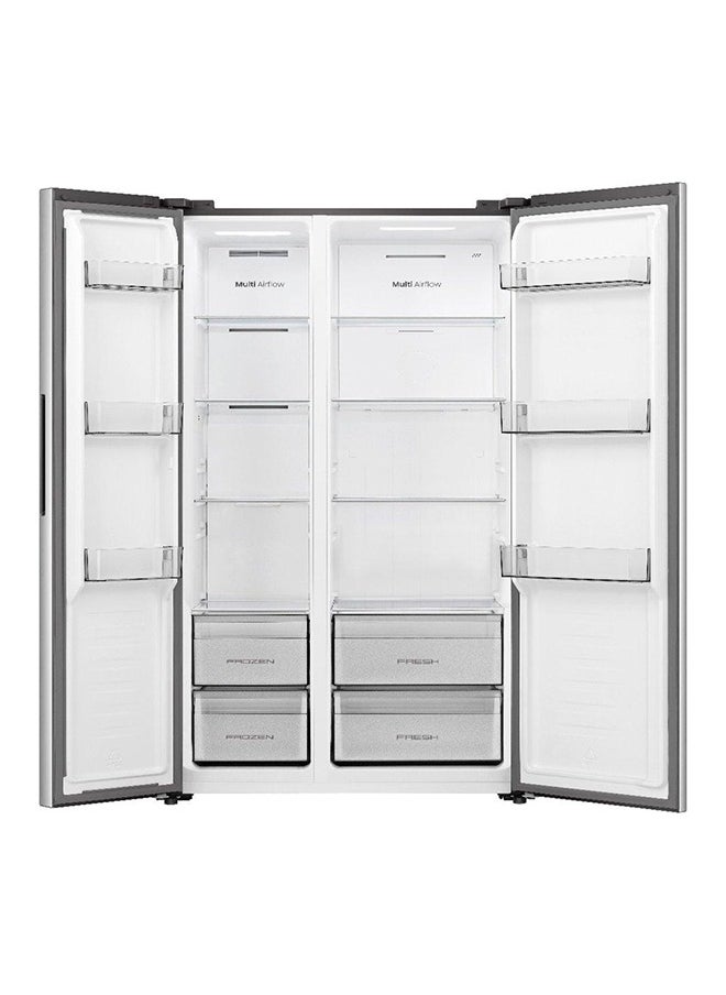 ClassPro Side by side Refrigerator 12.2Cuft Freezer 6.6Cuft Premium Black Glass Door Inverter  - Image 2