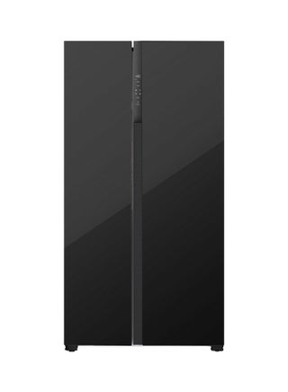 Side by side Refrigerator 12.2Cuft Freezer 6.6Cuft Premium Black Glass Door Inverter - pzsku/Z61D3028E3CA8CB3EEF81Z/45/_/1736347847/11d65dcf-d0bb-44c8-a825-68d9432ca1ea