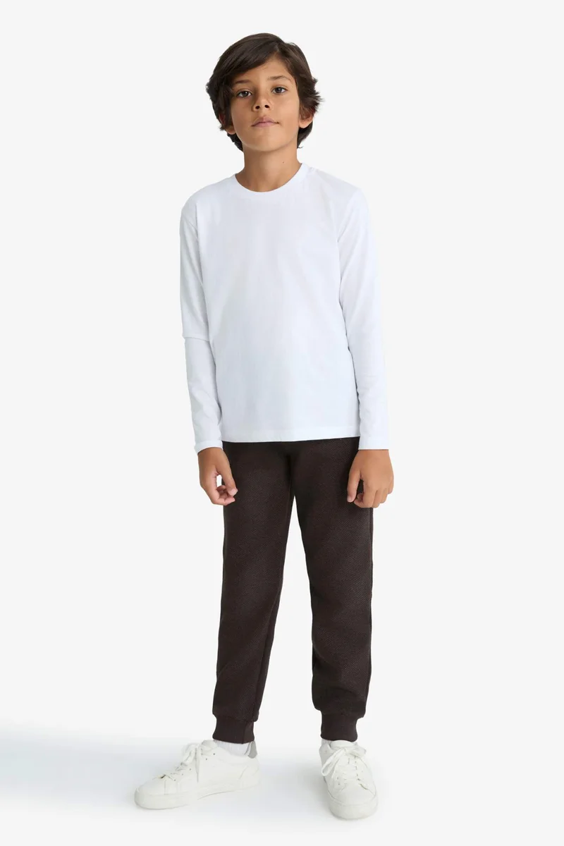ديفاكتو Boy Elastic Waist Leg Jogger Sweatpants