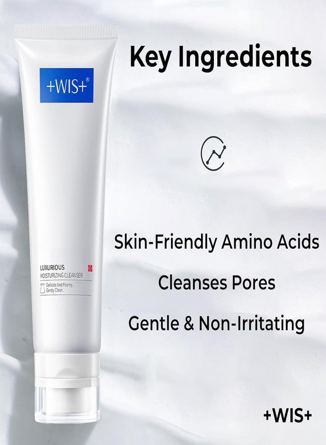 +WIS+ Deep Cleansing Facial Wash Cleanser with Skin-Friendly Amino Acids, Daily Mild Face Cleanser for Sensitive Skin, PH Balancing (3.5fl.oz/100g) - Image 3