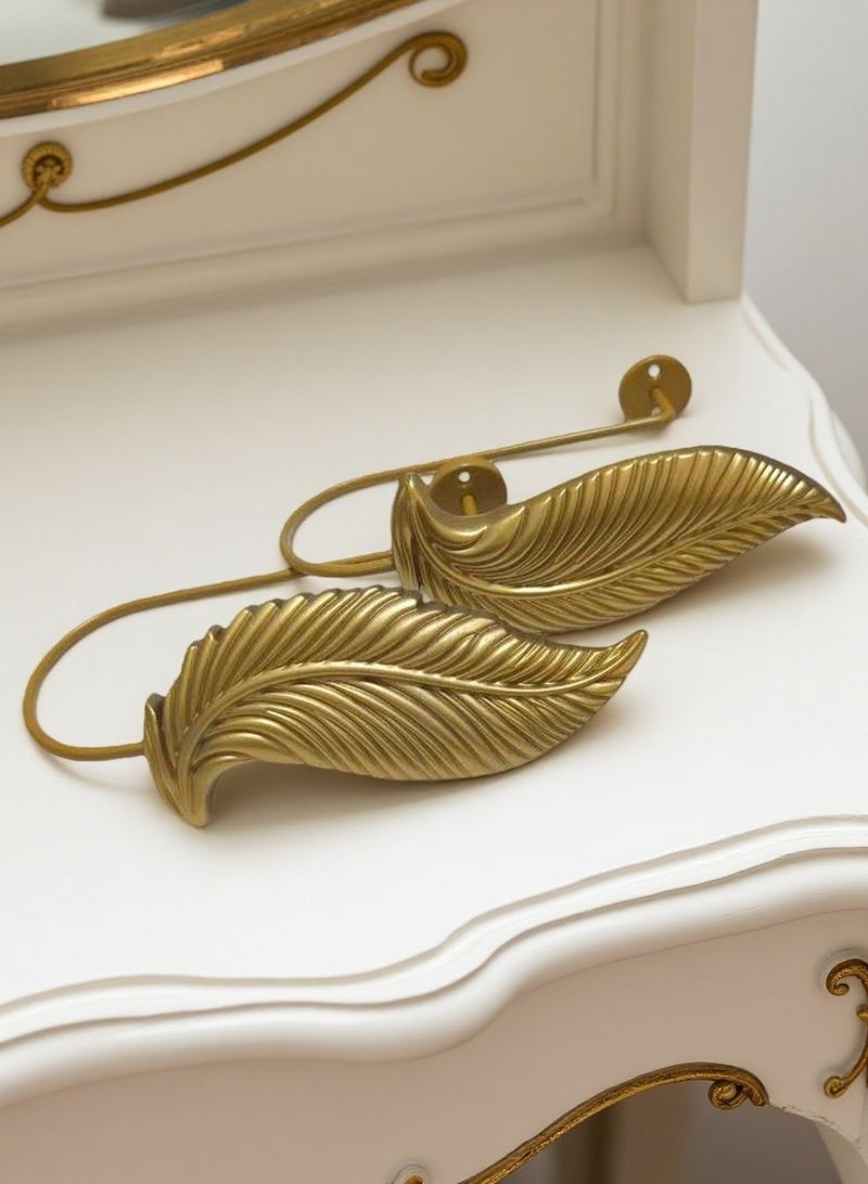 QBAID مساند ستائر عدد 2 – خطافات جدارية لتثبيت الستائر وإضفاء لمسة ديكور أنيقة - Image 2