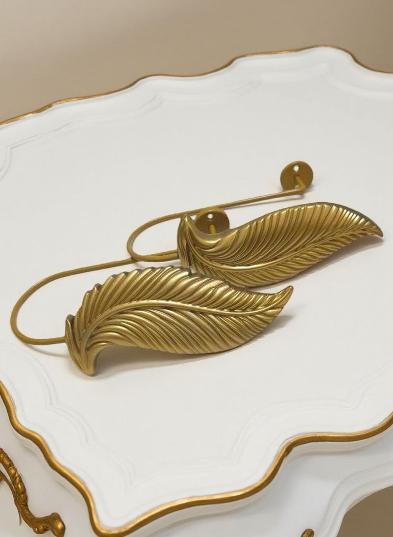 QBAID مساند ستائر عدد 2 – خطافات جدارية لتثبيت الستائر وإضفاء لمسة ديكور أنيقة - Image 5