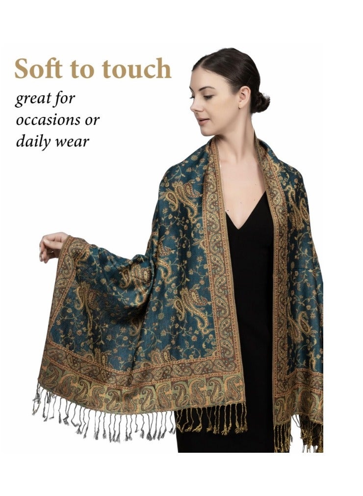 "Luxury Cashmere Wrap for Women - Ultra-Soft All-Season Shawl for UAE Weddings, Desert Resorts & Daily Elegance | Breathable Lightweight Abaya Companion" - Image 2