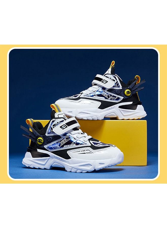 Sharpdo Kids Sneakers Running Athletic Shoes For Boys Shoes Hook and Loop Lightweight Breathable (Toddler/Little Kid/Big Kid) - Image 5