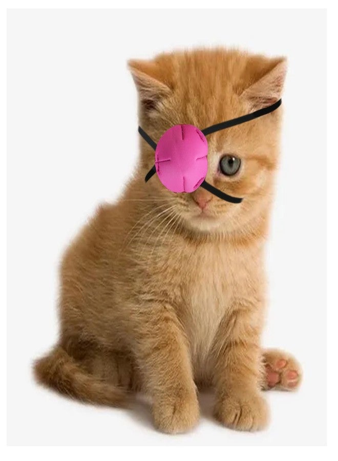 vomvomp 3 Pack Cat Eye Patch for Cats Missing Eyes Single Eyepatch Protective Eye Cover for Small Dogs Cats Eye Injuries After Surgery Wounds Dogs Missing Eye Shield Small Pets Patches - Image 1