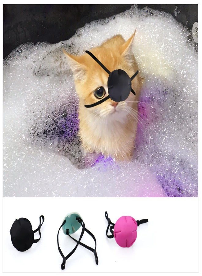 vomvomp 3 Pack Cat Eye Patch for Cats Missing Eyes Single Eyepatch Protective Eye Cover for Small Dogs Cats Eye Injuries After Surgery Wounds Dogs Missing Eye Shield Small Pets Patches - Image 5