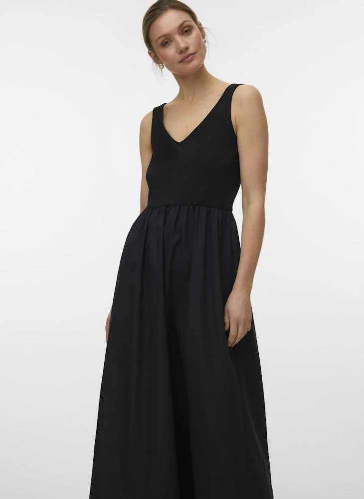 Vero Moda  V-Neck Maxi Dress for Women | Best Price UAE