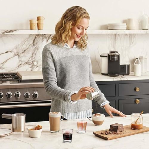 BCnmviku Shot Glasses Measuring cup Espresso Shot Glass Liquid Heavy Wine 2 Pack 26-Incremental Measurement 1oz, 6 Tsp, 2 Tbs, 30ml (2 pack-red) - Image 5