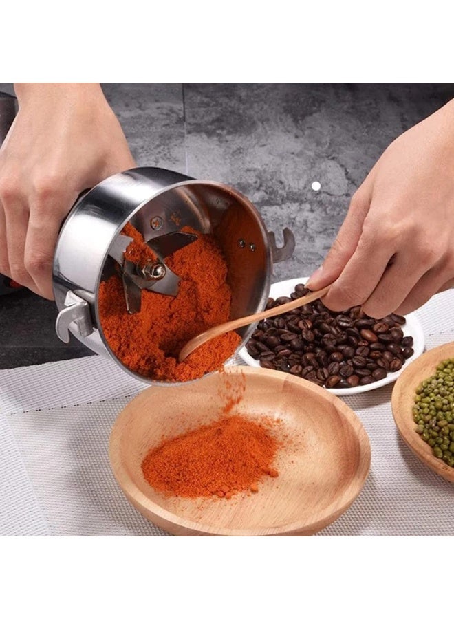 KRAWN Electric Grain Grinder, 250G Large Capacity , High Speed Food Processor with Overload Protection Function 1350W - Image 5