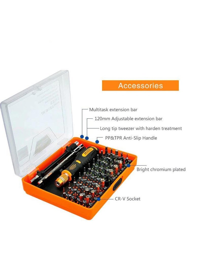 JAKEMY Computer Tablet Mobile Phone Repair Tools 53 Pcs Multipurpose Precision Cr-V Screwdriver Set JM8127 - Image 3