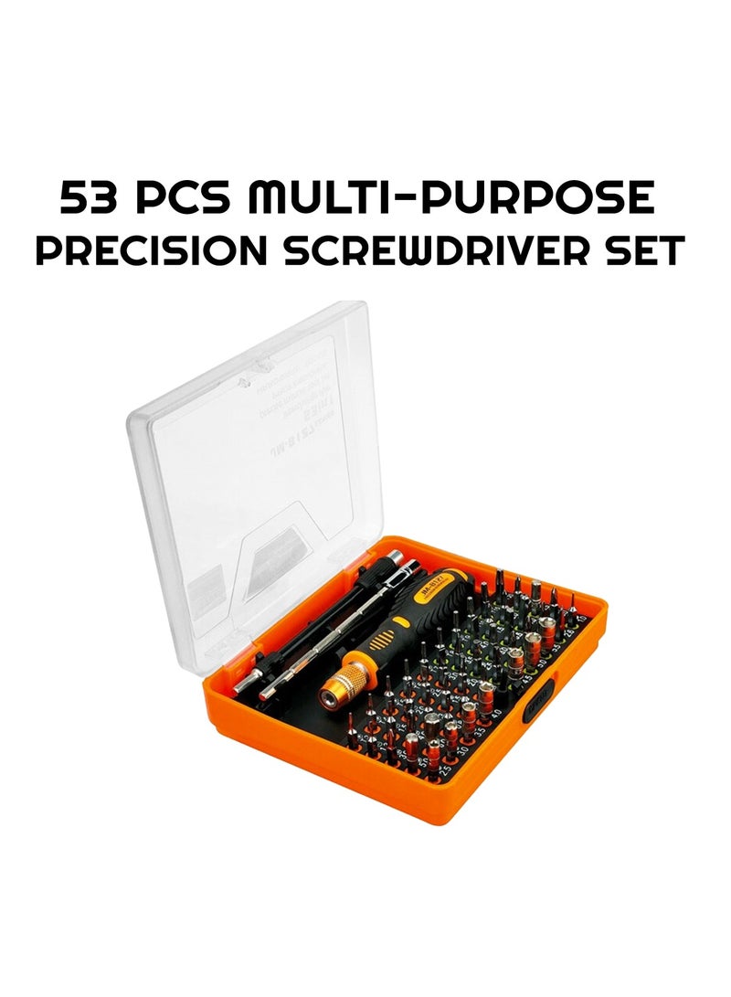 JAKEMY Computer Tablet Mobile Phone Repair Tools 53 Pcs Multipurpose Precision Cr-V Screwdriver Set JM8127 - Image 1