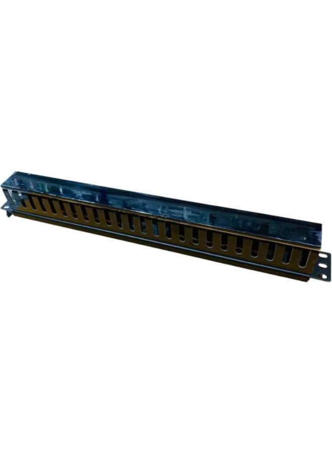 Terabyte Management Panel, 1U Space Panel-Mane Cables, Front of Rank, Black - Image 2