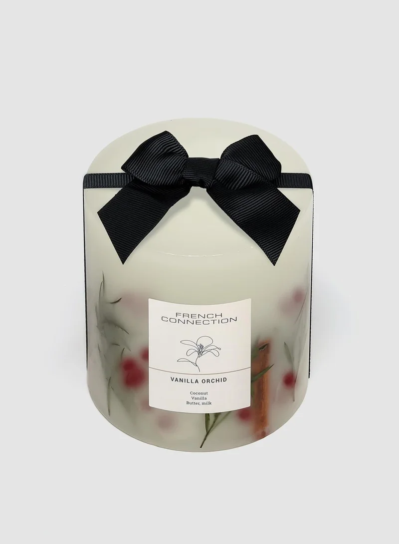 فرنش كونكشن شمعة فانيليا أوركيد بلمسة نباتية  جرام