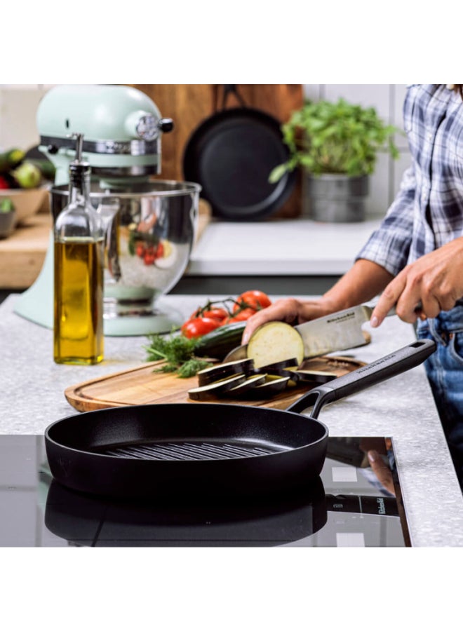 KitchenAid Classic Forged Aluminum Grill Pan Black 28cm CC005681-001 - Image 5