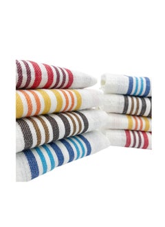 Honey Comb Stripe Kitchen Towel Pack of 8 (38 x 64 CM) - pzsku/Z61D3CD53FEFD3C378717Z/45/_/1646901004/c36a4210-8f50-40db-b845-5993da557e2c