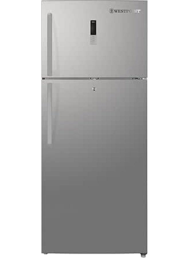Westpoint 600 Liters Double Door Refrigerator, Frost Free Technology, 2 Vegetable Drawers, Fresh Zone Compartment, Twister for Ice Cubes, WNN-7023EIV 700 L WNN-7023EIV silver - Image 1