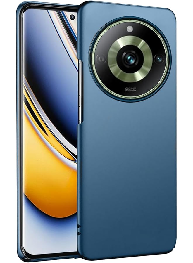 erorex Compatible With Realme 11 Pro Plus Phone Case Ultra Thin Hard Pc Case Slim Fit Shockproof Blue Cover Anti Scratch Protective Phone Case - Image 1