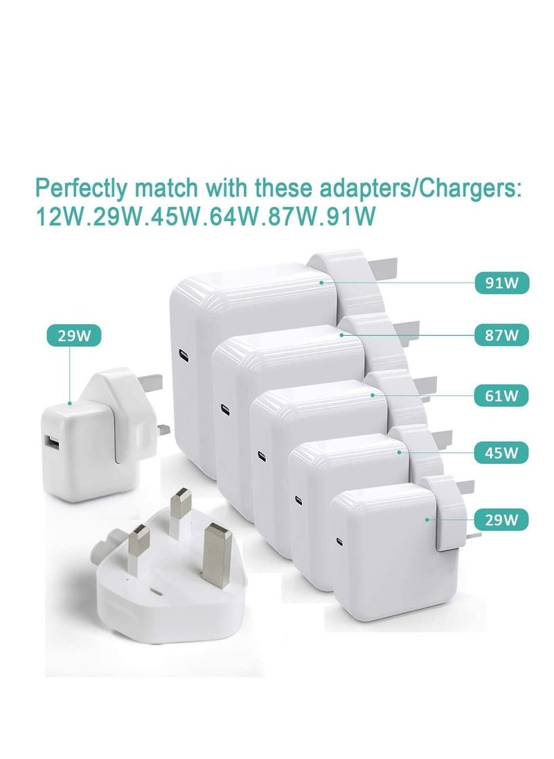 Ntech - Ntech AC Power Adapter UK/EU/US Wall Folding Plug Duck Head Charge Adapter UAE Standard Plug Duck Head for MacBook Pro/MacBook Air/Mac iBook/iPhone/iPod/etc (UK Plug) - Image 1