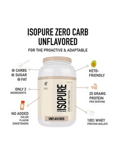 Isopure Zero Carb 1lb Unflavored 454g - pzsku/Z61D3DDDD224C7C06F49FZ/45/_/1696879162/b5c23854-084d-4d71-b022-49f466c3ab9c